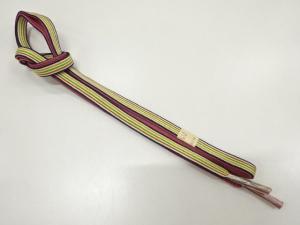 未使用品　正絹　手組帯締め